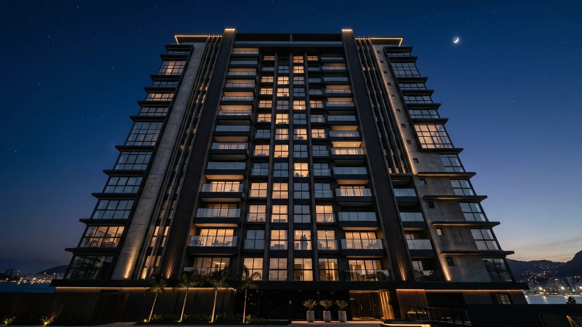 Edifício moderno no Rio de Janeiro